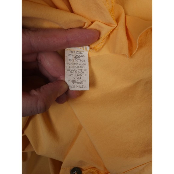 Eleven Stitch Design XS Top Blouse Button Up Shirt Lagenlook Trapeze Oversize - Picture 5 of 8